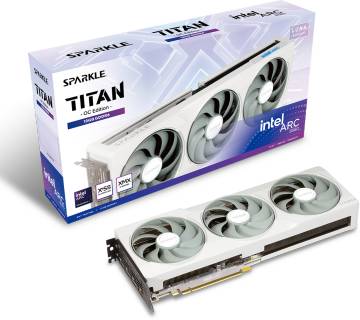Видеокарта Sparkle Intel Arc B580 TITAN Luna OC 12GB SB580TW-12GOC