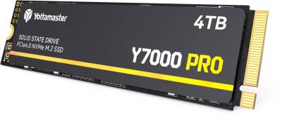 Внутренний HDD/SSD Yottamaster Y7000 Pro 2TB M.2 2280 NVMe PCIe Gen4 x4 TLC Y7000Pro-2TB-BK-BP