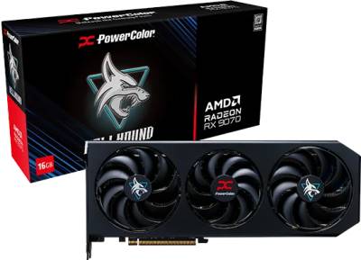 Видеокарта PowerColor Hellhound AMD Radeon RX 9070 16GB RX9070 16G-L/OC