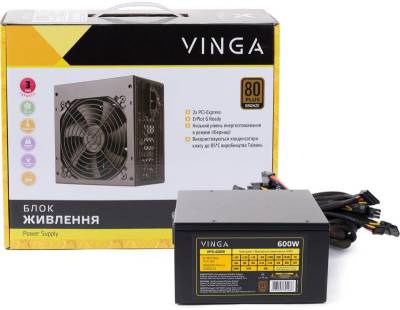 Блок питания Vinga 600W VPS-600B