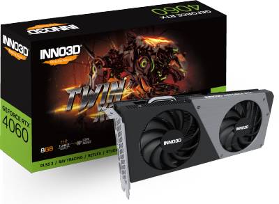 Видеокарта Inno3D GeForce RTX 4060 TWIN X2 8GB N40602-08D6-173061N