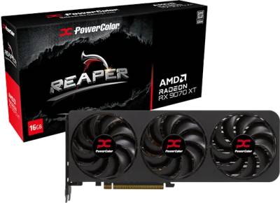 Видеокарта PowerColor Reaper AMD Radeon RX 9070 XT 16GB RX9070XT 16G-A