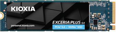 Внутренний HDD/SSD Kioxia Exceria Plus G4 2TB M.2 2280 NVMe PCIe Gen5 x4 TLC LVD10Z002TG8