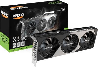 Видеокарта Inno3D GeForce RTX 5070 Ti X3 OC 16GB N507T3-16D7X-176068N