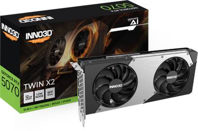 Видеокарта Inno3D GeForce RTX 5070 TWIN X2 12GB N50702-12D7-195064N