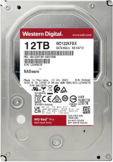 Внутренний HDD/SSD Western Digital WD Red Pro 12TB 7200rpm 512MB WD122KFBX