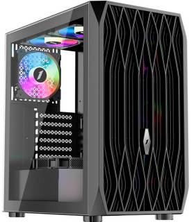Корпус 1STPLAYER AY7-BK-4F1 Black
