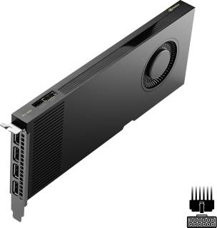 Видеокарта Hewlett Packard NVIDIA RTX 4000 Ada Generation 20GB 8D6B7AA
