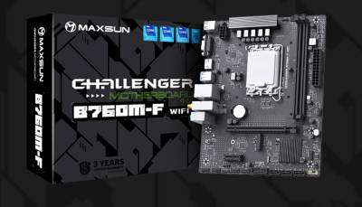 Материнская плата Maxsun Challenger B760M-F WIFI