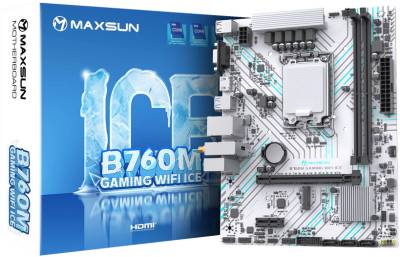 Материнская плата Maxsun B760M GAMING WIFI ICE