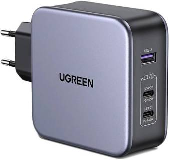 Ugreen CD289 GaN 140W Fast Charger Gray + Type-C to Type-C (90549) CD289/90549