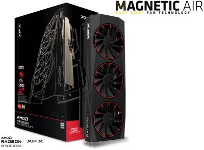 Видеокарта XFX Quicksilver AMD Radeon RX 9070XT Magnetic Air Edition 16GB RX-97TMAQKB9