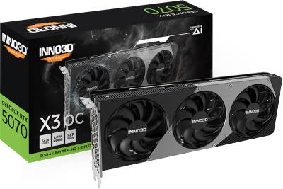Видеокарта Inno3D GeForce RTX 5070 X3 OC 12GB N50703-12D7X-195064L