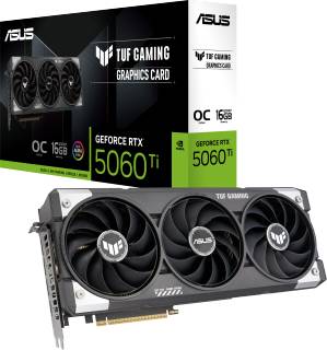 Видеокарта ASUS TUF Gaming GeForce RTX 5060 Ti 16GB OC Edition TUF-RTX5060TI-O16G-GAMING