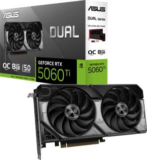 Видеокарта ASUS Dual GeForce RTX 5060 Ti 8GB OC Edition DUAL-RTX5060TI-O8G