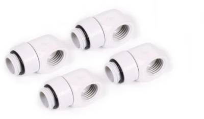 Кулер ALPHACOOL Eiszapfen L-connector rotatable  - 4pcs Set - White 17619