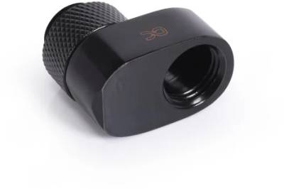 Кулер ALPHACOOL Eiszapfen 16mm offset piece rotatable G1/4 AG to G1/4 IG - black 17601