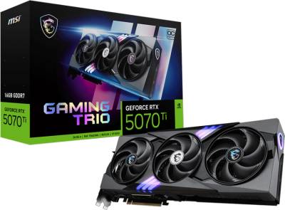 Видеокарта MSI GeForce RTX 5070 Ti 16GB GAMING TRIO OC RTX 5070 Ti 16G GAMING TRIO OC