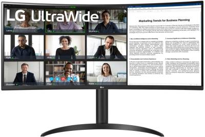 Монитор Lg 34' UltraWide Curved Monitor 34WR55QK-B