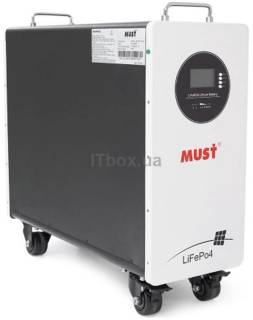 Аккумуляторная батарея Must LiFePo4 Must 51.2V - 300Ah (LP21-48300)