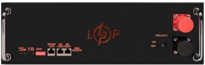 Аккумуляторная батарея LogicPower LiFePO4 51,2V - 100 Ah (5120Wh) (BMS SP 100A/50А) RM RS485/CAN LCD BL LP38135