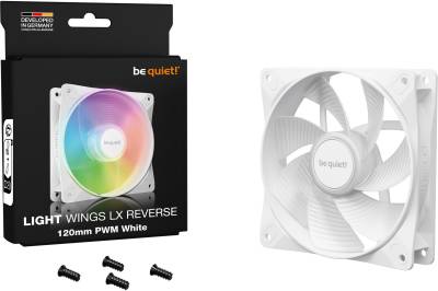 Вентилятор be quiet! LIGHT WINGS LX 120mm PWM Reverse White BL133