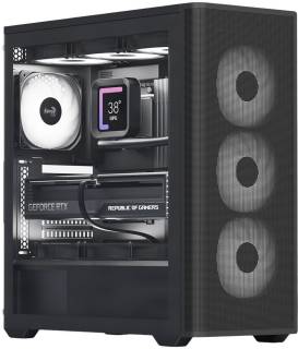 Корпус AeroCool D501A-G-BK-V2 (ACCM-DS01043.11) Black