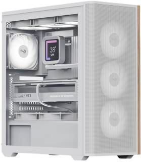 Корпус AeroCool D501A-G-WT-v2 (ACCM-DS01043.21) White