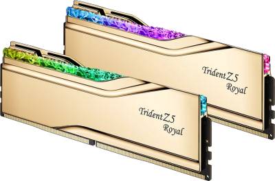 Оперативная память G.Skill Trident Z5 Royal Gold DDR5 32GB (2x16GB) 7200MHz CL34 Kit F5-7200J3445G16GX2-TR5G