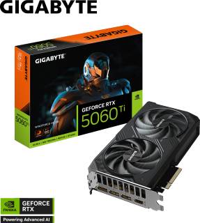 Видеокарта Gigabyte GeForce RTX 5060 Ti WINDFORCE OC 8GB GV-N506TWF2OC-8GD