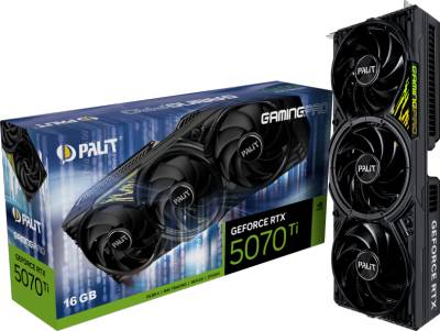 Видеокарта Palit GeForce RTX 5070 Ti GamingPro V1 16GB NE7507T019T2-GB2031Y