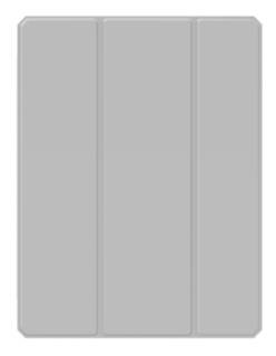 Mutural PINYUE Case iPad 10.9'/Air 11' M2 2024/Air 11' M3 2025, Grey