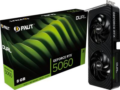 Видеокарта Palit GeForce RTX 5060 Dual 8GB NE75060019P1-GB2063D