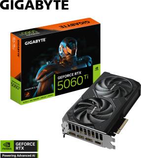 Видеокарта Gigabyte GeForce RTX 5060 Ti WINDFORCE 8GB GV-N506TWF2-8GD