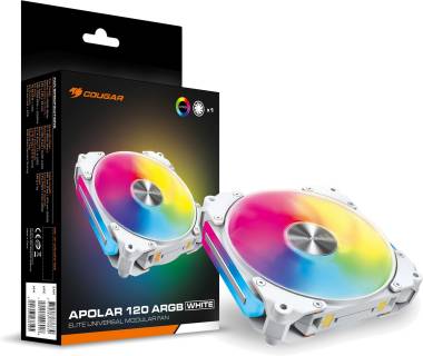 Вентилятор Cougar Apolar 120 ARGB (3MAPR12A1.0002) White