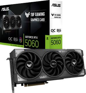Видеокарта ASUS TUF Gaming GeForce RTX 5060 8GB OC Edition TUF-RTX5060-O8G-GAMING