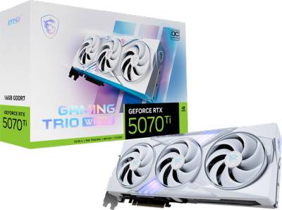 Видеокарта MSI GeForce RTX 5070 Ti 16GB GAMING TRIO OC WHITE RTX 5070 Ti 16G GAMING TRIO OC WHITE