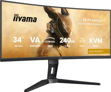 Монитор iiyama Gold Phoenix G-MASTER GCB3486WQSCP-B1