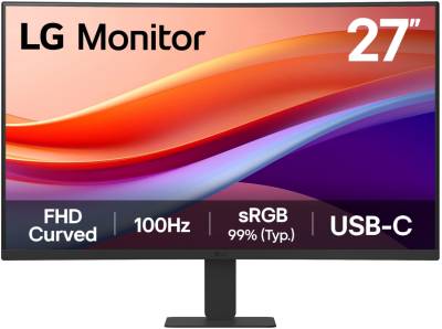 Монитор Lg 27 FHD Curved Monitor (27U421A-B) 2025 27U421A-B.AEUQ