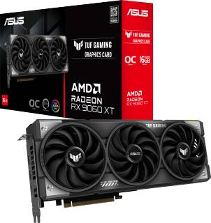 Видеокарта ASUS TUF Gaming Radeon RX 9060 XT 16GB OC Edition TUF-RX9060XT-O16G-GAMING