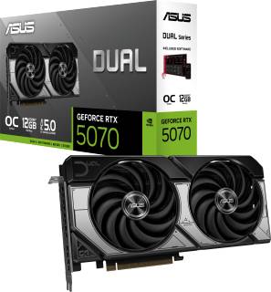 Видеокарта ASUS Dual GeForce RTX 5070 12GB OC Edition DUAL-RTX5070-O12G