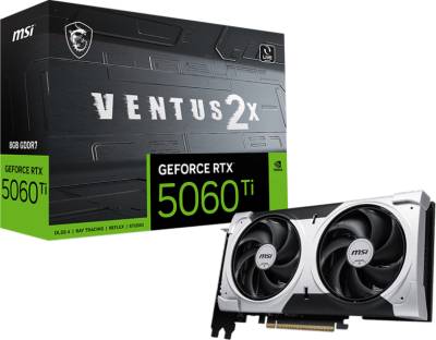 Видеокарта MSI GeForce RTX 5060 Ti 8GB VENTUS 2X PLUS RTX 5060 Ti 8G VENTUS 2X PLUS
