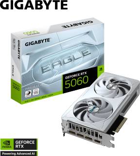 Видеокарта Gigabyte GeForce RTX 5060 EAGLE OC ICE 8GB GV-N5060EAGLEOC ICE-8GD