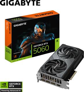 Видеокарта Gigabyte GeForce RTX 5060 WINDFORCE 8GB GV-N5060WF2-8GD