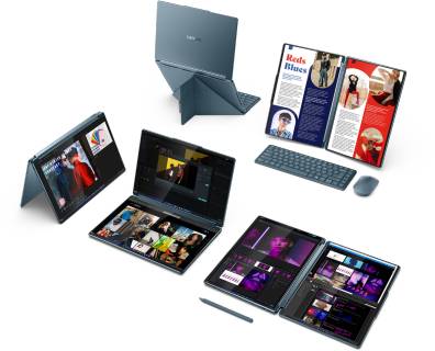 Ноутбук Lenovo Yoga Book 9 14IAH10 Tidal Teal 2025 83KJ001KPB