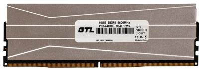 Оперативная память GTL Green Light Silver DDR5 16GB 5600MHz CL46 GTL16GLD556BK
