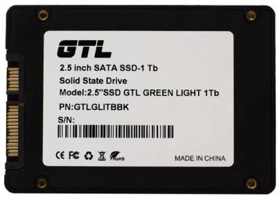 Внутренний HDD/SSD GTL Green Light 1TB 3D TLC Bulk GTLGLITBBK