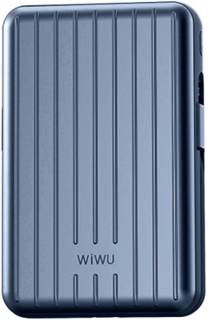 Дополнительные внешние аккумуляторы WiWu Trunk Series Magnetic Wireless charging Power Bank 20000mAh, 22,5w (PP04), Blue