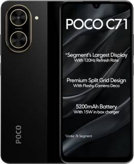 Смартфон Xiaomi Poco C71 4/128GB (with charger) Black