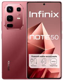Смартфон Infinix Note 50 (X6858) 8/256Gb Burgundy Red